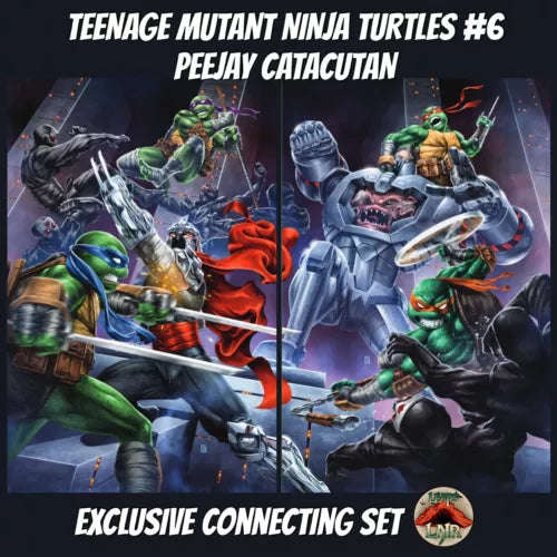 Teenage Mutant Ninja Turtles 6 CATACUTAN Virgin Variant Set AB LTD 600