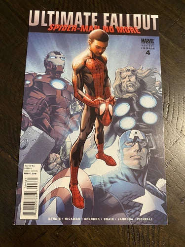 Ultimate Fallout 4, 2nd Print 1st Spider-Man Miles Morales Spiderverse, VF/NM