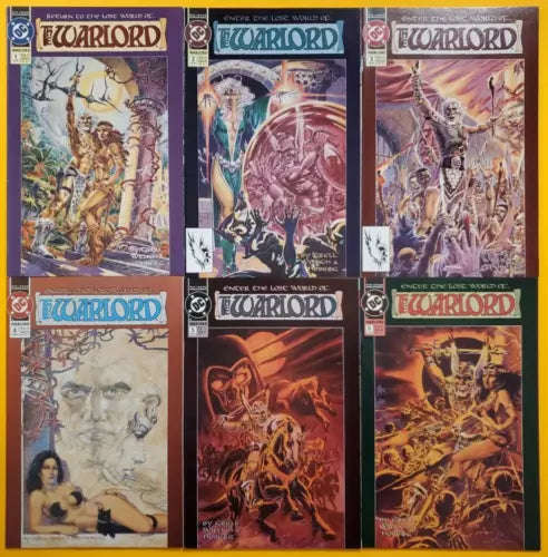 Warlord 1 - 6, DC Comics, 1992 Full Run Mike Grell, VF
