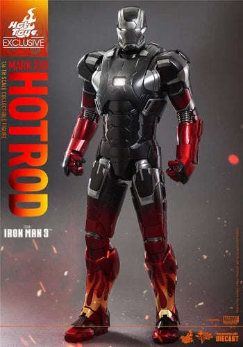 Hot Toys Iron Man Hotrod, Die Cast, Previously Displayed, MINT in BOX