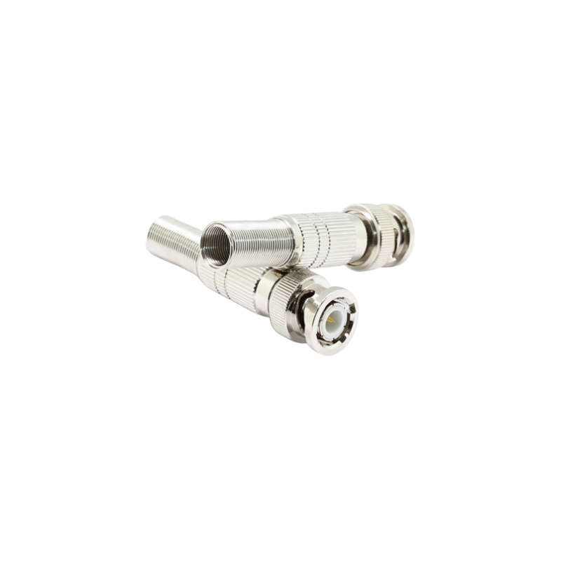 Twist Spring BNC Coaxial Connecter CCTV Camera - 5 Pack
