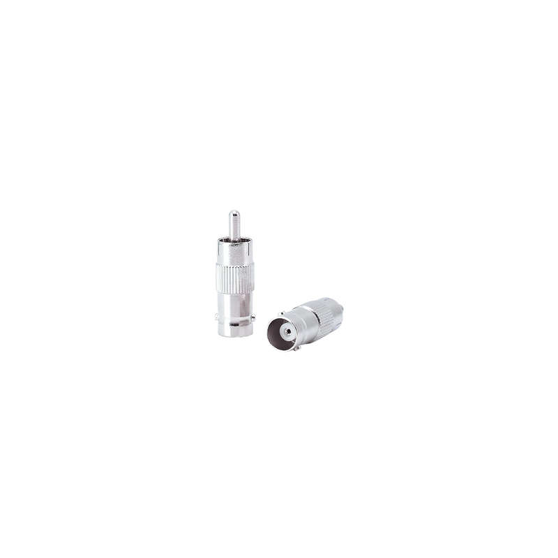 RCA Male to BNC Female Coaxial Adapter CCTV Camera - 4 Pack