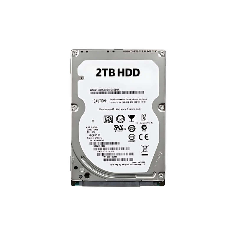2TB (Terabyte) 3.5-inch SATA Hard Drive - Refurbished