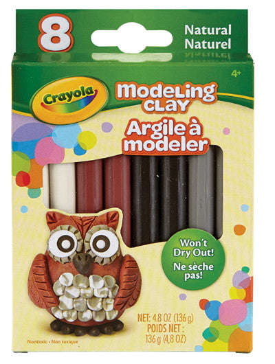 Crayola Modeling Clay 8 Piece - Neutral