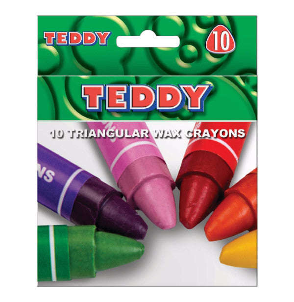TEDDY- TRIANGULAR WAX CRAYONS