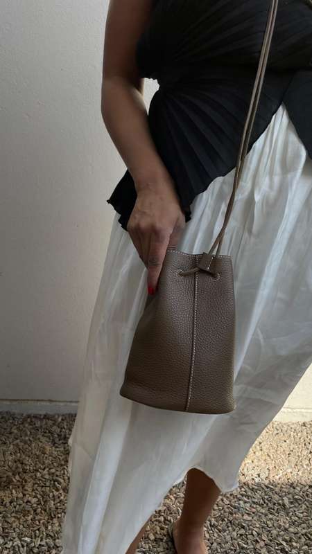 Crossbody leather tote bags