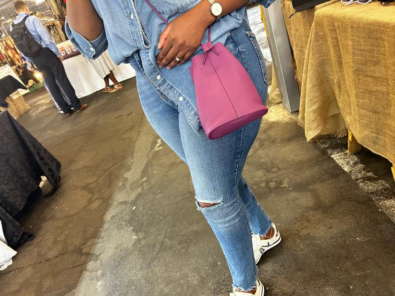 Crossbody leather tote bags