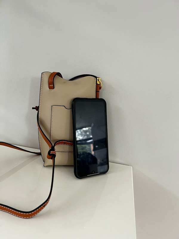 Leather sling bag