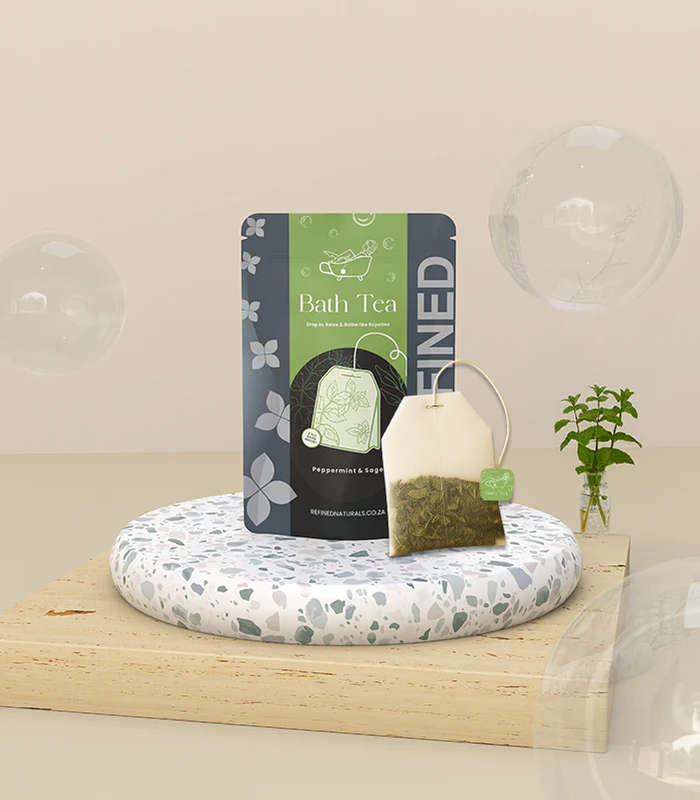 Bath Tea Bag - Peppermint & Sage (RFND)