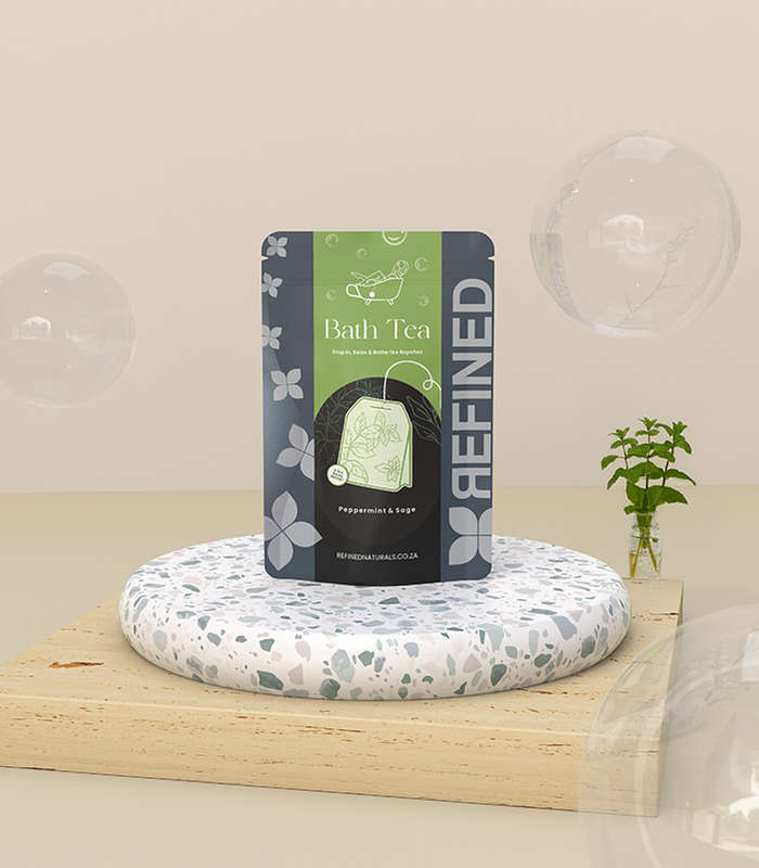 Bath Tea Bag - Peppermint & Sage (RFND)