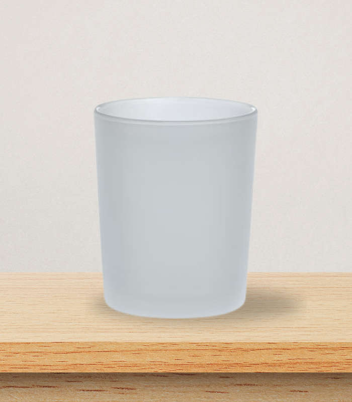 Candle Glass Jar - Frosted
