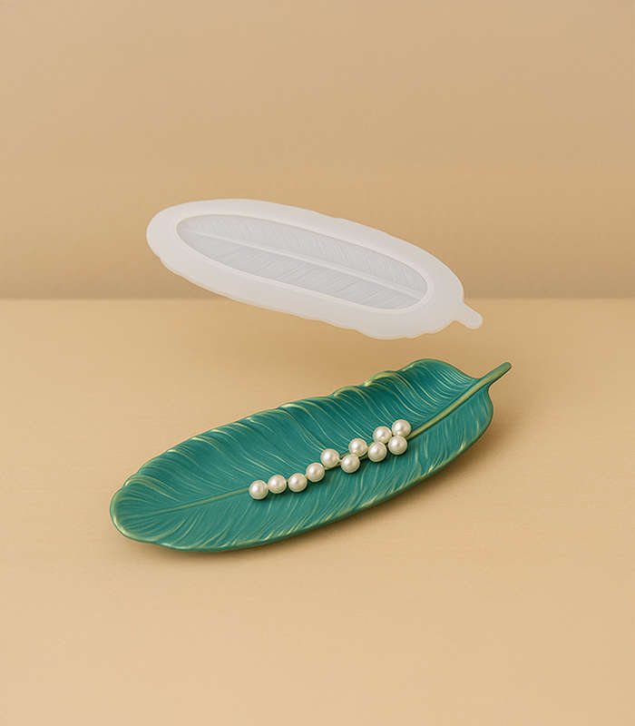 Silicone Mould - Feather Tray