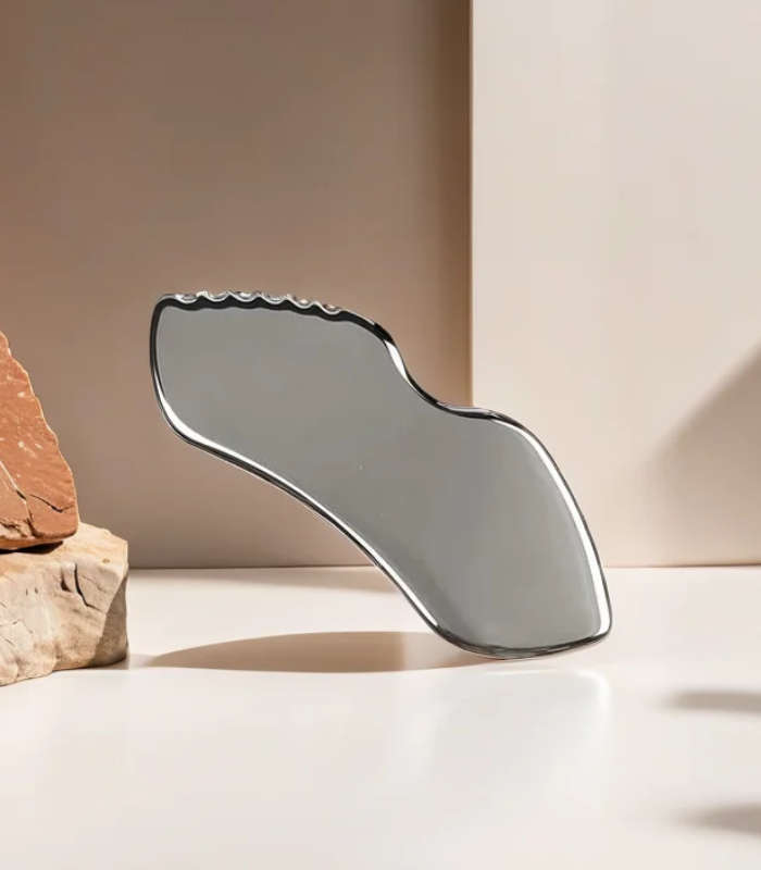 Gua Sha - Geared Stainless Steel