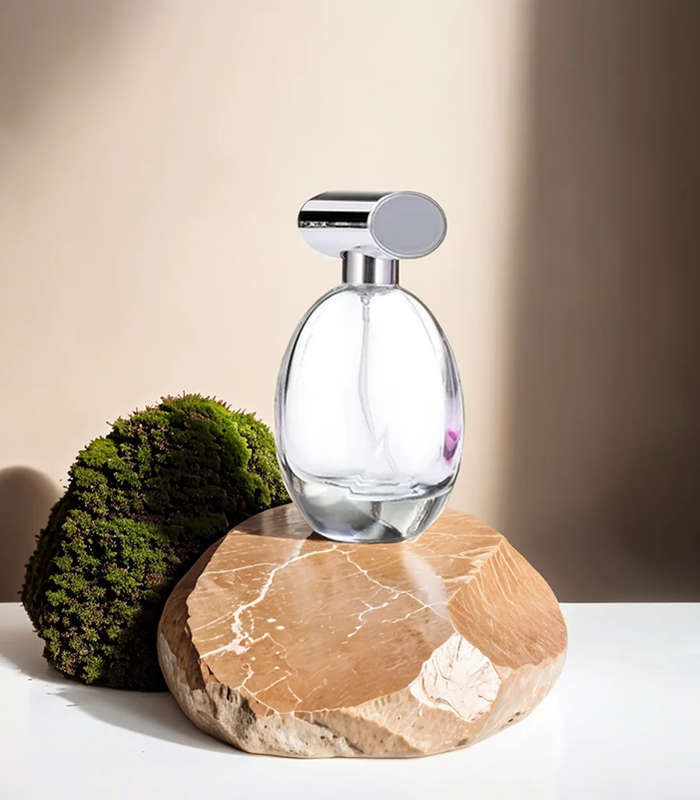 Perfume Bottle Oval - Glass (55ml)