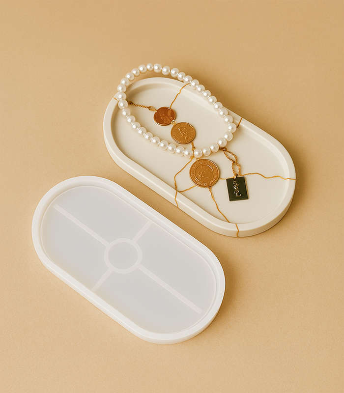 Silicone Mould - Oval Tray