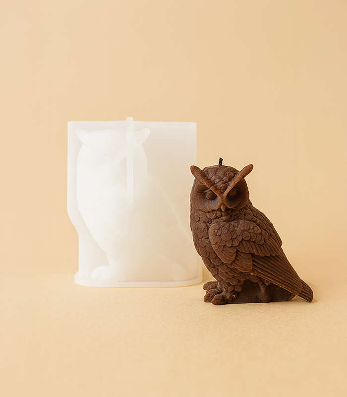 Silicone Mould - 3D Owl