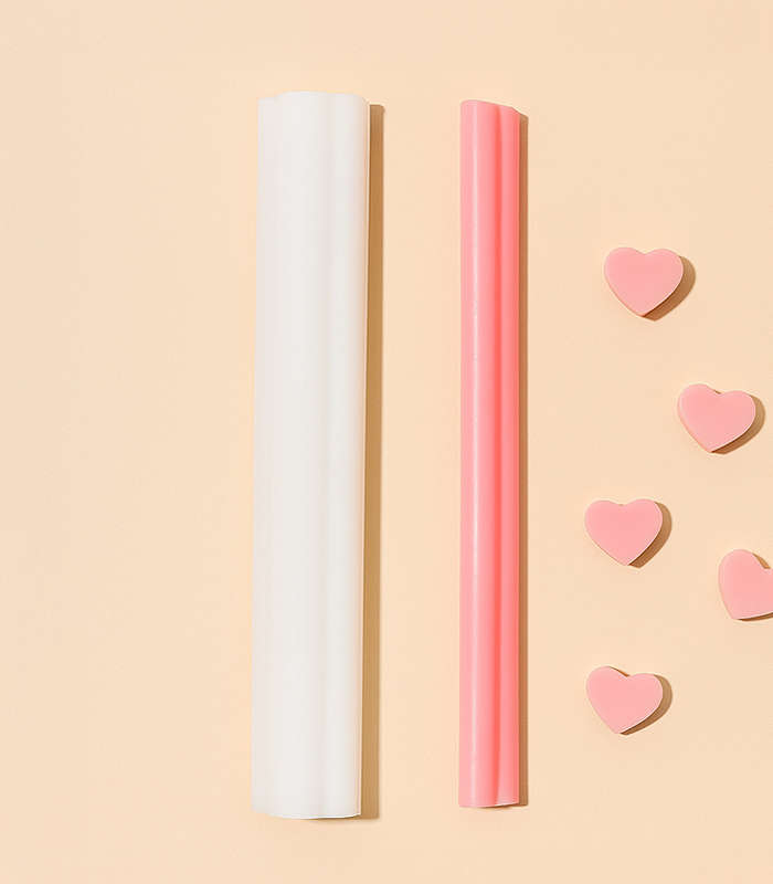Silicone Soap Mould - Mini Heart Tube