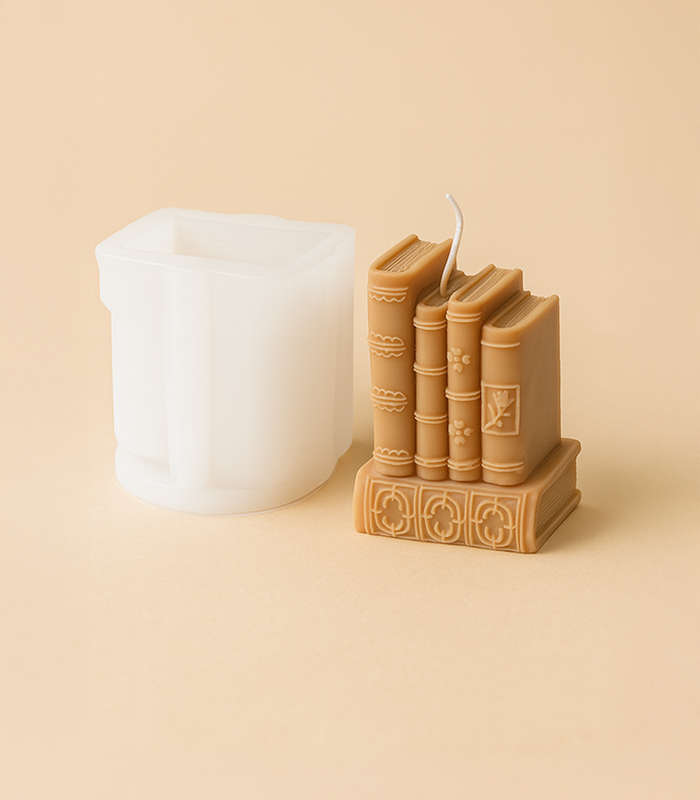 Silicone Mould - Vintage Book Frame