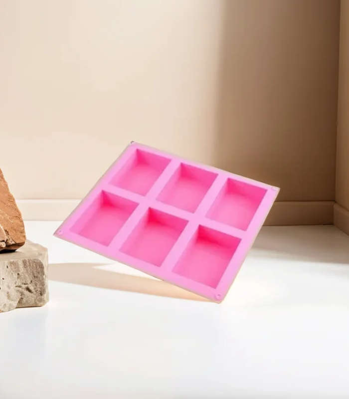 Silicone Soap Mould - Rectangle Short