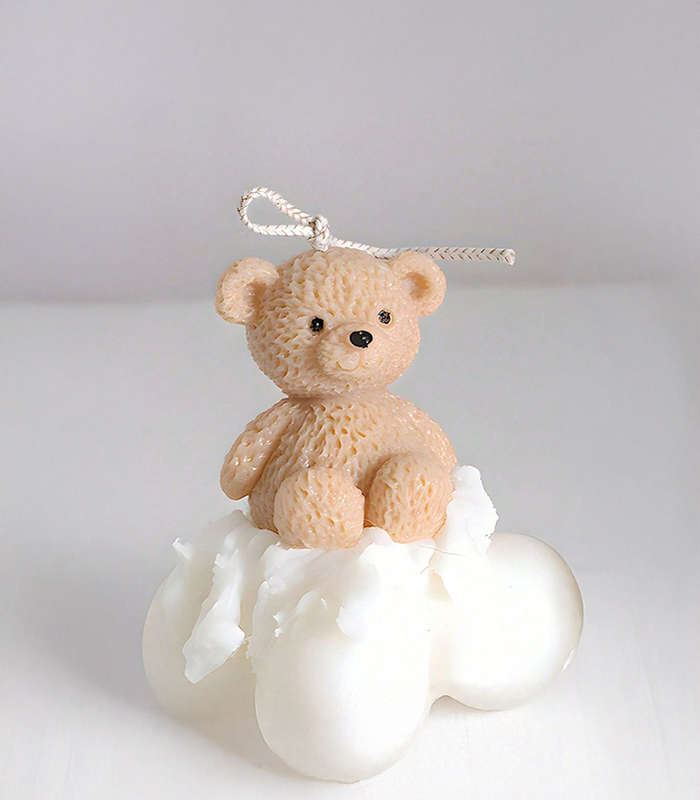 Silicone Candle Mould -  Mini Teddy Bear