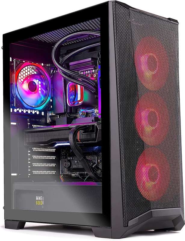 Rosa Tech Chronos Gaming PC Desktop  Intel Core i7 13700K 3.4 GHz, NVIDIA RTX 4070, 1TB NVME S...