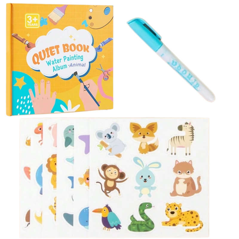 Montessori Quiet Book Traffic Animal Theme Early Education Kindergarten