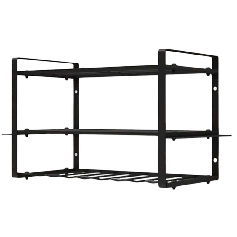 Garage Storage Power Tool Organizer 4 Drills Holder 2 Layers Shelf Rack