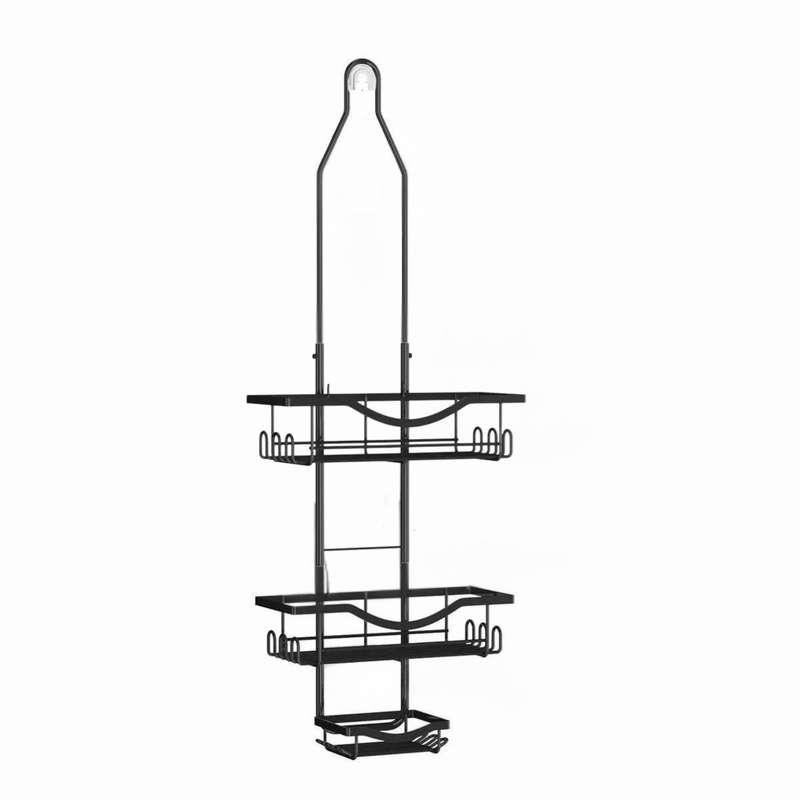 Shower Caddy Organizer Adjustable Height Rustproof With Soap Holder