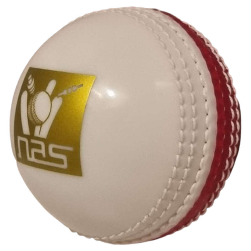 NAS Incredible Ball Cricket Ball with Seam for Indoor & Outdoor Practice - 6-Pack