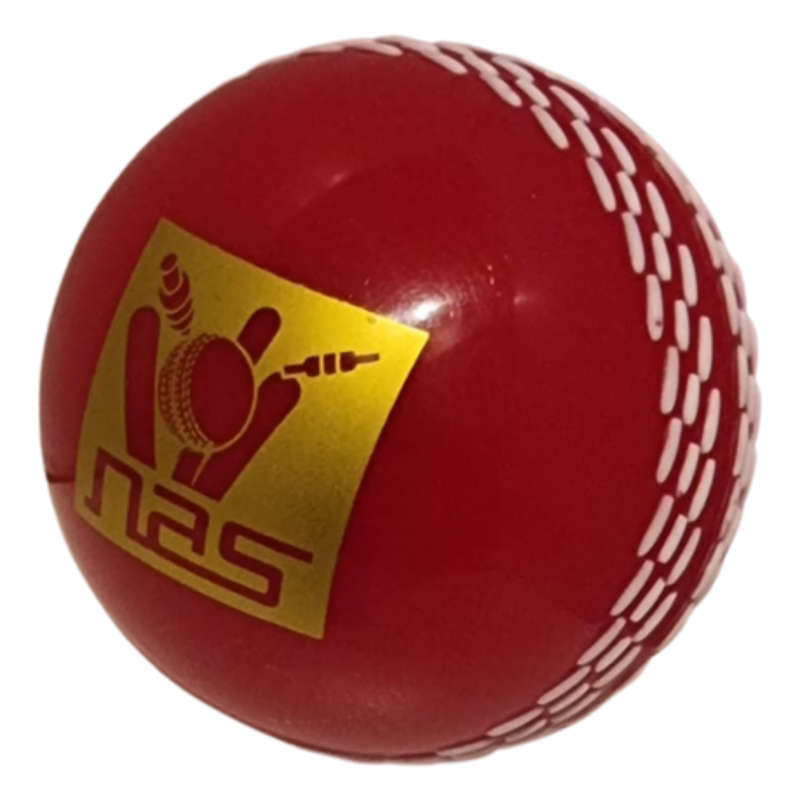 NAS Wind Ball Cricket Ball with Seam for Indoor & Outdoor Practice - 6-Pack