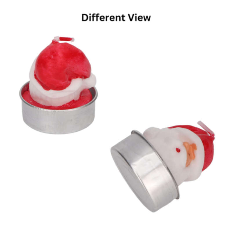 Scented Santa Candles for Christmas and Wedding Party - Pack of 3 Candles