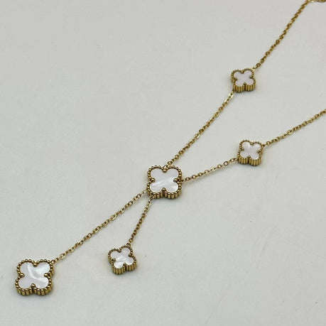 Clover Leaf Necklace Fashion Jewelry Set Women Girls Romantic Gift