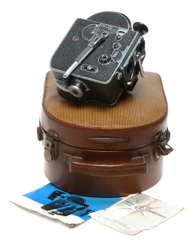 Bolex 16mm Film Camera with Case and Manuals