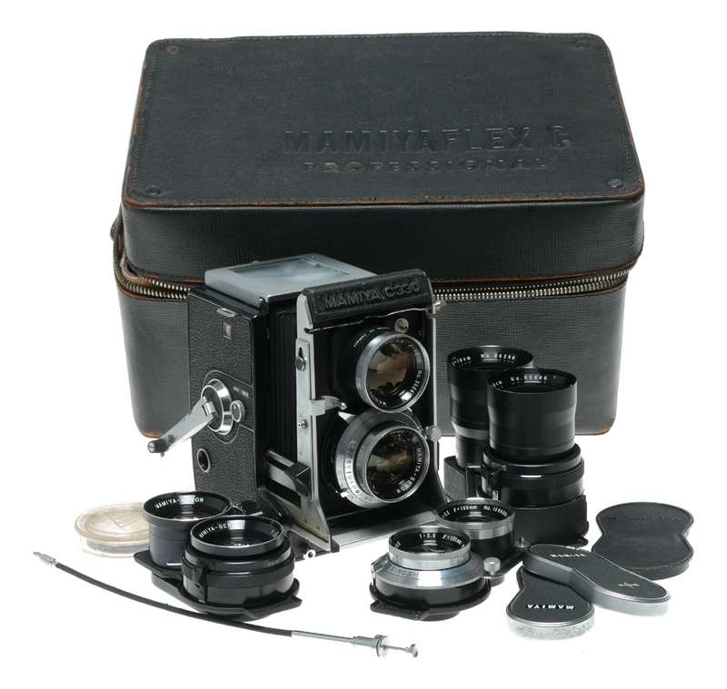 Mamiya C330 Professional TLR Film Camera Seikosha Lenses