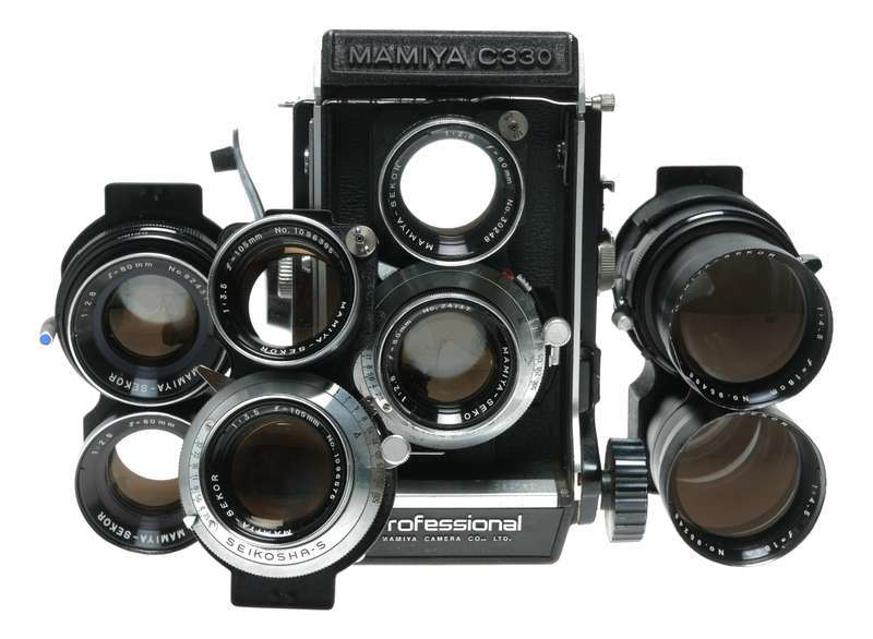 Mamiya C330 Professional TLR Film Camera Seikosha Lenses