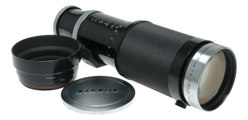 Nikon Auto Nikkor Telephoto Zoom Lens 1:4 f=8.5cm Canon FD