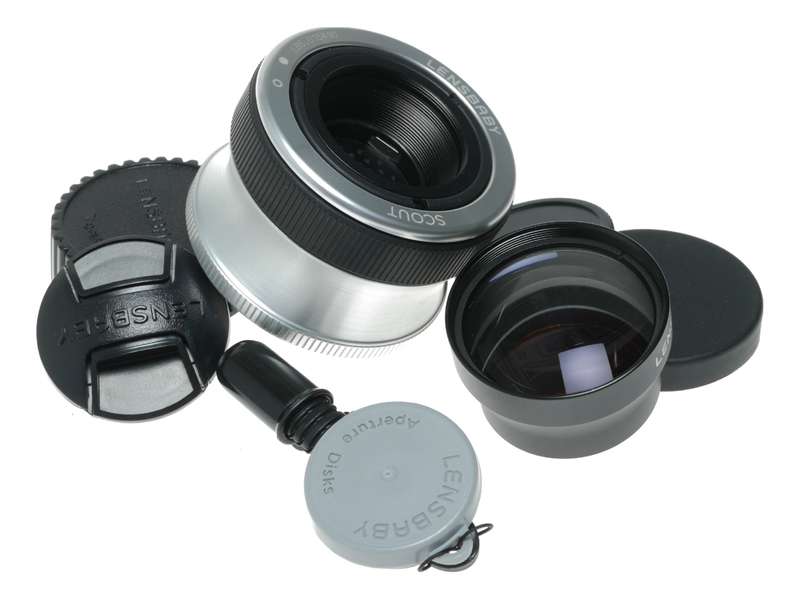 Lensbaby Ultimate Portrait Kit Scout, 0.6x Wide Angle, 1.6x
