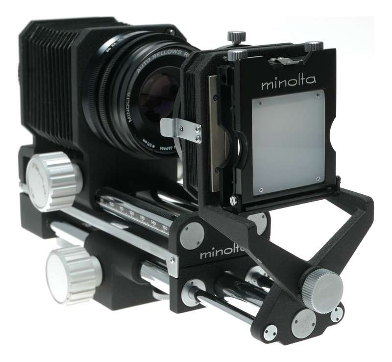Minolta Auto Bellows Rokkor 100mm f/4 Macro Lens
