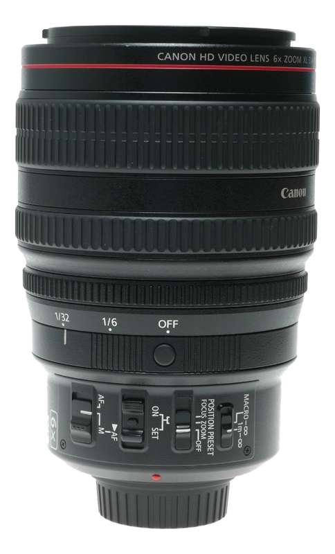 Canon XL 6x Zoom HD Video Lens, 3.4-20.4mm f/1.6-2.6, Macro
