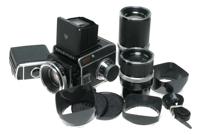 Rollei SL66 Medium Format Camera Carl Zeiss Planar 80mm
