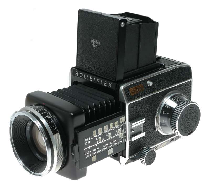Rollei SL66 Medium Format Camera Carl Zeiss Planar 80mm