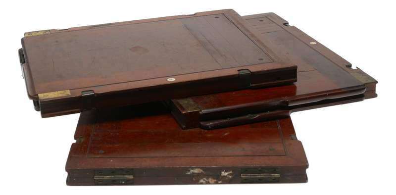 Wooden Film Plate Holders Large Format Camera Set of 3