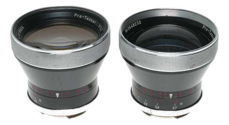Contax Carl Zeiss Tessar 3.2/35mm f/3.5 and 85mm Set
