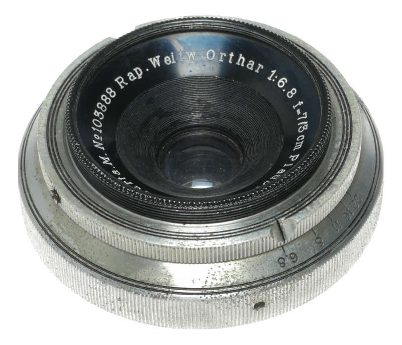 Plaubel Makina Rap. Weiw. Orthar 1:6.8 f=7/5cm Large Format