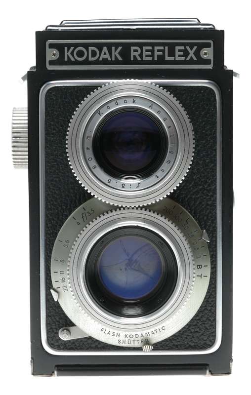 Kodak Reflex TLR Camera 80mm f/3.5 Anastigmat Lens Flash