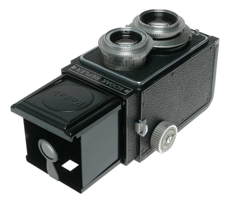 Kodak Reflex TLR Camera 80mm f/3.5 Anastigmat Lens Flash