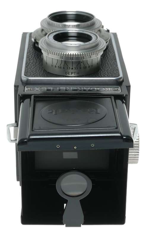 Kodak Reflex TLR Camera 80mm f/3.5 Anastigmat Lens Flash