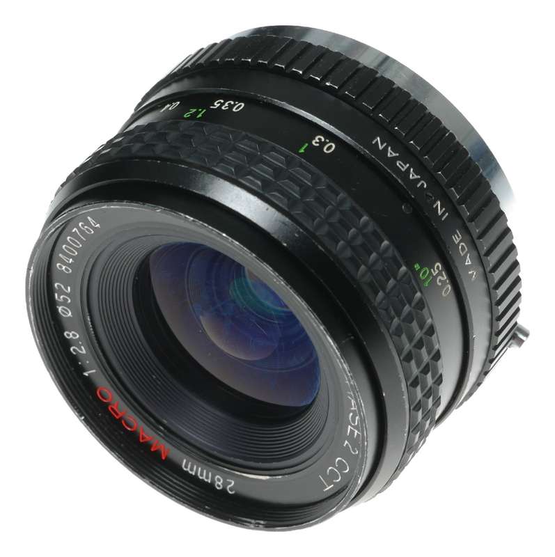 Soligor 28mm f/2.8 Macro Lens for CCT Cameras Made in Japan