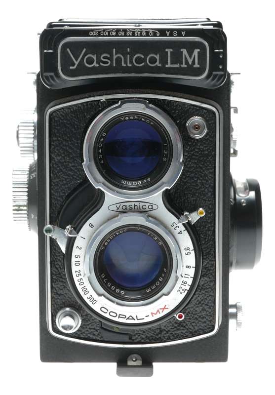 Yashica LM Film Camera with Yashinon 80mm f/3.5 Lens