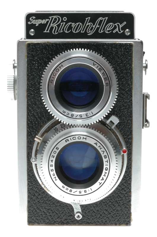 Ricoh Super Ricohflex TLR Camera 8cm f/3.5 Anastigmat Lens